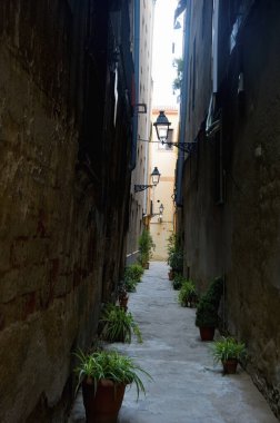 Avrupa 'da tarihi mimarinin manzaralı manzarası