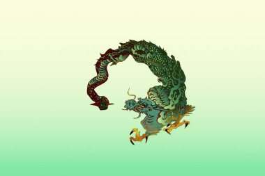 Japon tarzı çizgi film ejderhası, Asyalı çizgi film karakteri.