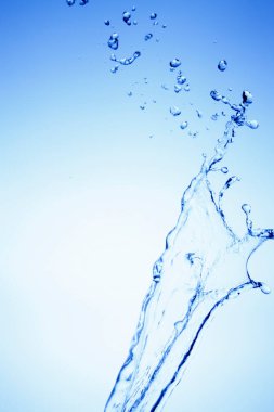 Su damlaları yakın.