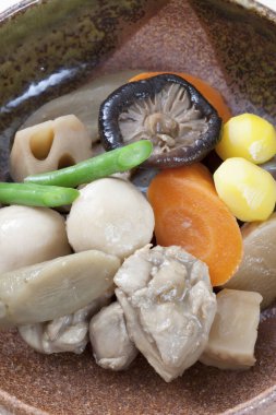 Geleneksel Japon mutfağı yakın çekim görüntüsü