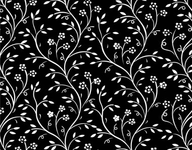 Soyut çiçek arkaplanının kusursuz deseni