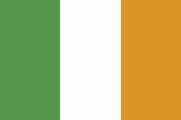 Flaga Narodowa Irlandii — Zdjęcie stockowe