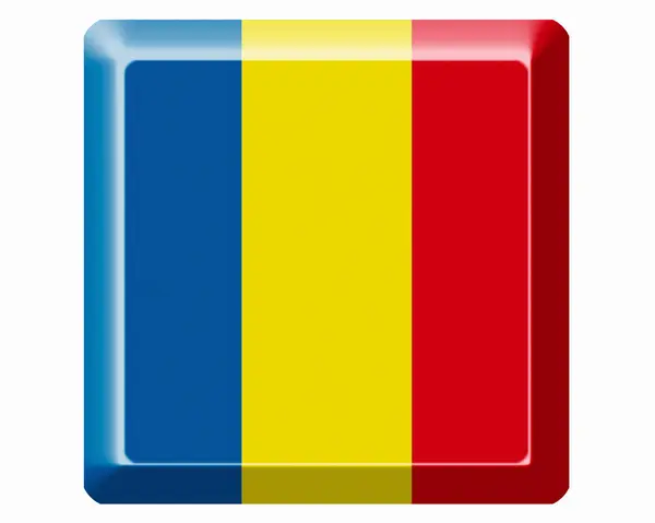 Rumunská Národní Vlajka — Stock fotografie