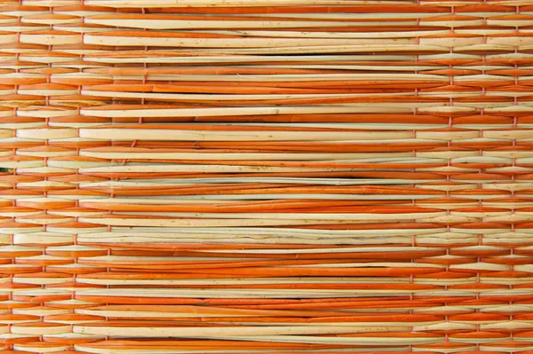 Bamboo Mat Background Texture Close — Stock Photo, Image