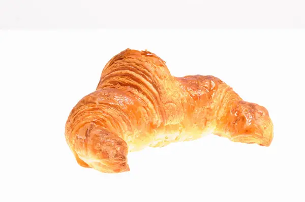 Delicious Croissant Isolated White Background — Stock Photo, Image