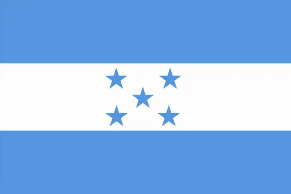 Nationale Vlag Van Honduras — Stockfoto
