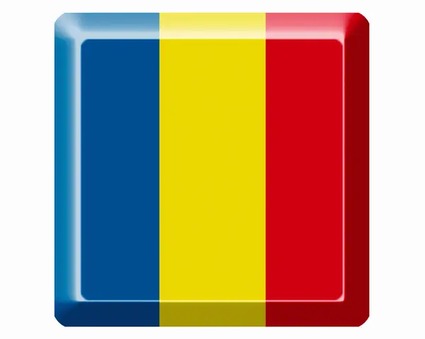 Bandiera Nazionale Romania — Foto Stock