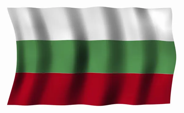 Εθνική Σημαία Της Βουλγαρίας — Φωτογραφία Αρχείου