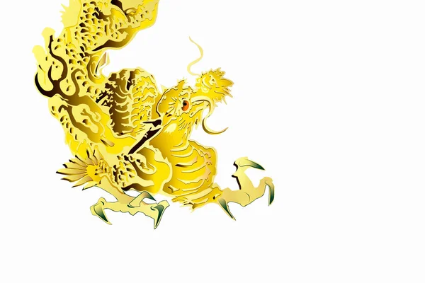Japansk Stil Drake Asiatisk Tecknad Karaktär — Stockfoto