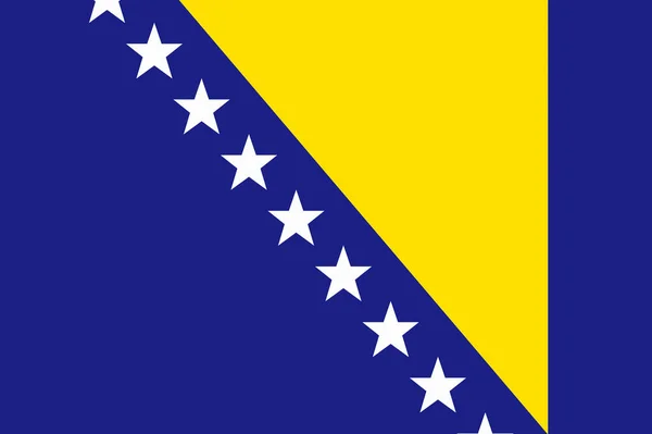 Flag Bosnia Herzegovina Illustration — Stock Photo, Image