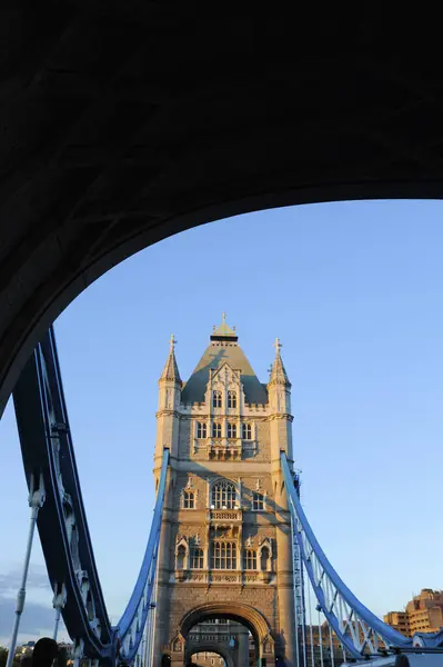 Tower Bridge Berühmtes Wahrzeichen Londons Überquert Die Themse England Großbritannien — Stockfoto