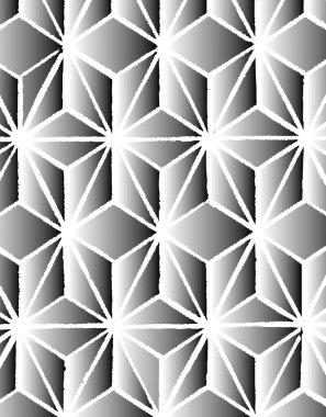 Soyut geometrik şekilli kusursuz desen 