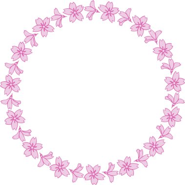 güzel dekoratif çerçeve beyaz arka planda çiçek elementleri.         