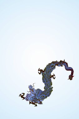 Japon tarzı çizgi film ejderhası, Asyalı çizgi film karakteri.