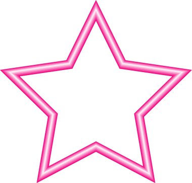 Pembe yıldızın soyut arka planı. resimleme.