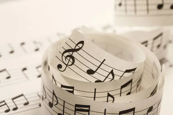 music notes, music background