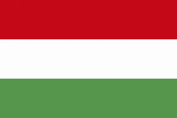 Εθνική Σημαία Της Ουγγαρίας — Φωτογραφία Αρχείου