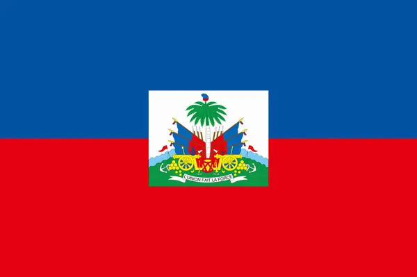 Haiti Ulusal Bayrak — Stok fotoğraf