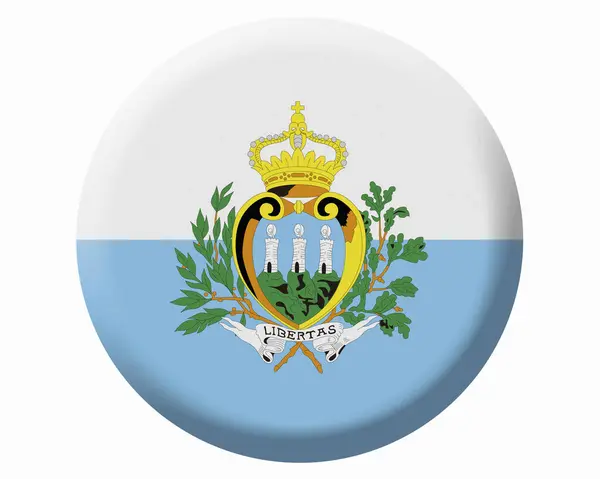 Bandeira Nacional San Marino — Fotografia de Stock