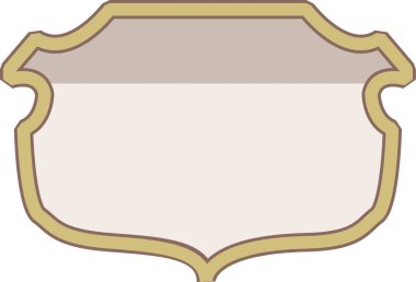 Beyaz arkaplanda izole edilmiş metin için yeri olan eski çerçeve 