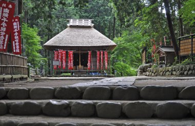 Kyoto, Japonya 'daki eski bir Japon tapınağı..