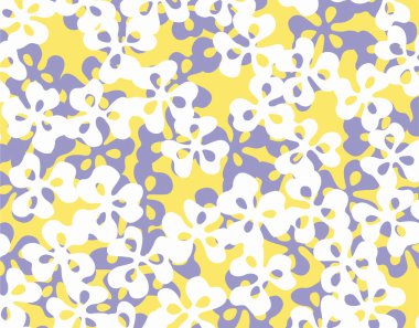 Kusursuz dekoratif çiçek arkaplanı, çiçekli doku