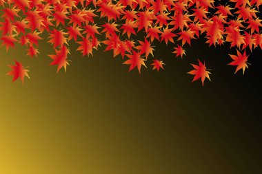 Sonbahar pürüzsüz soyut desen bırakır