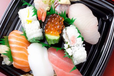 Suşi seti, Japon yemekleri.