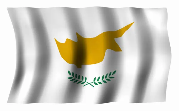 Bandeira Nacional Chipre — Fotografia de Stock