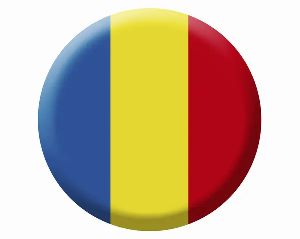 Bandiera Del Paese Romania — Foto Stock