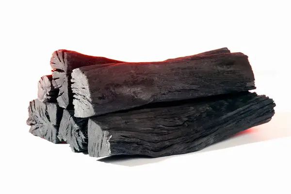 Siyah Kömür Yığını Yakın Çekim — Stok fotoğraf