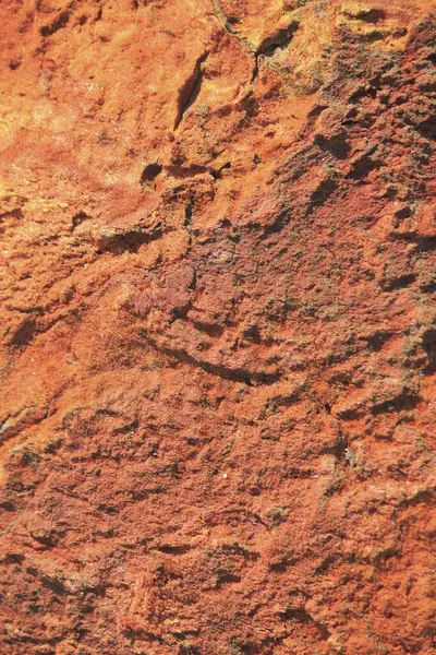Tekstur Latar Belakang Dinding Batu Pasir Merah Tekstur Abstrak — Stok Foto