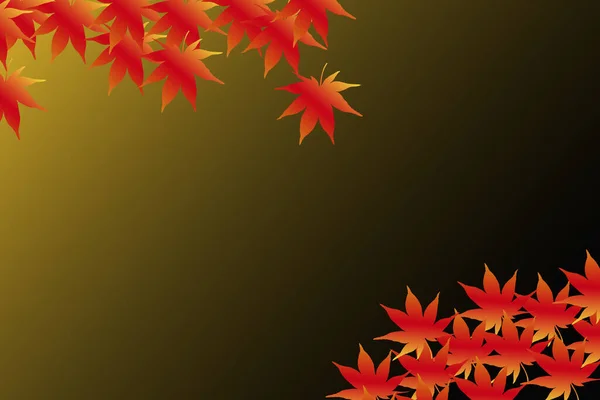 Folhas Outono Padrão Abstrato Sem Costura — Fotografia de Stock