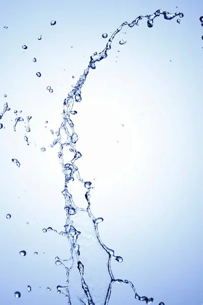 Respingo Água Branco — Fotografia de Stock