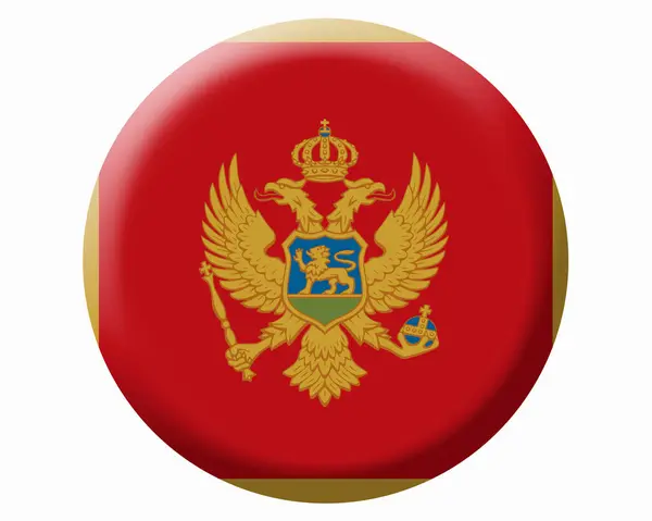 National Flag Montenegro — Stock Photo, Image
