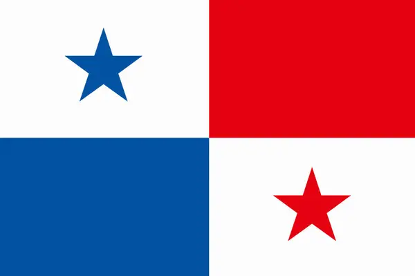 Bandiera Nazionale Panama — Foto Stock