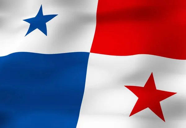 Bandiera Nazionale Panama — Foto Stock