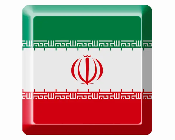 National Flag Iran — Stock Photo, Image