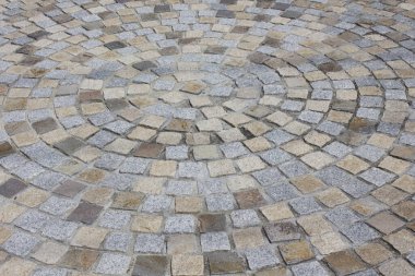 Şehrin kaldırım tuğla 