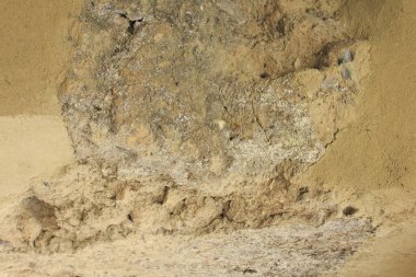 Soyut kahverengi yıpranmış duvar desenli arkaplan      