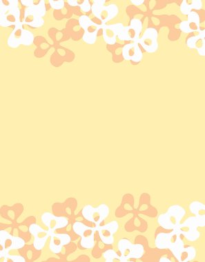 Kusursuz dekoratif çiçek arkaplanı, çiçekli doku