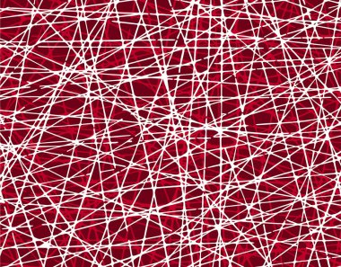 Çizgilerle, resimlerle kusursuz soyut desen