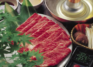Japon mutfağı. Lezzetli. Yakın plan yemek.