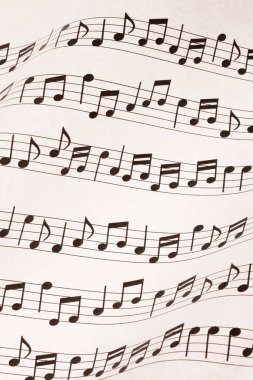 müzik notaları, müzik arkaplanı 