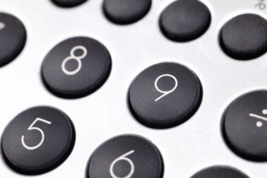 hesap makinesi düğmelerinin yakın çekim