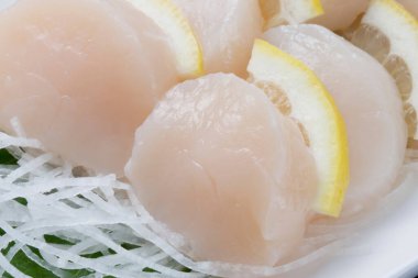 Bir Sashimi Scallop resmi