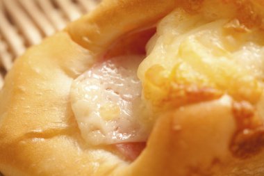 Lezzetli yiyeceklerin son derece yakın görüntüsü.