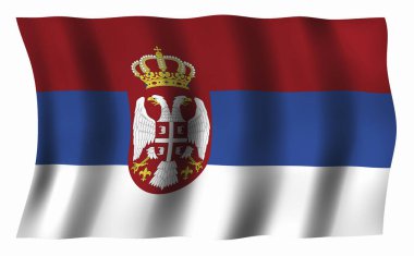 Sırbistan bayrağı