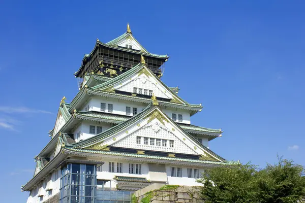 Główna Wieża Zamku Osaka Osaka Japonia — Zdjęcie stockowe