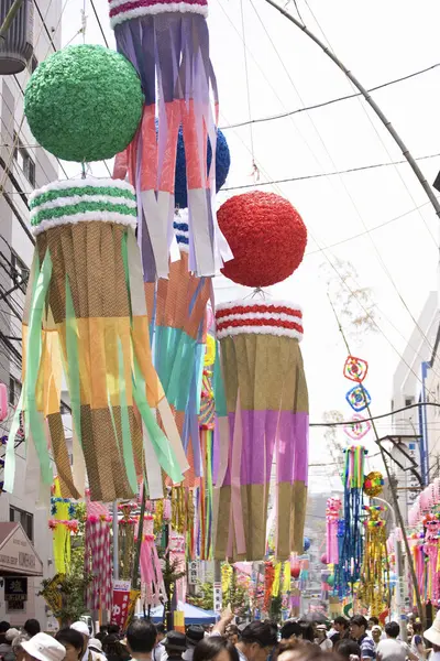 Tanabata Festival Het Centrum Van Tokyo — Stockfoto